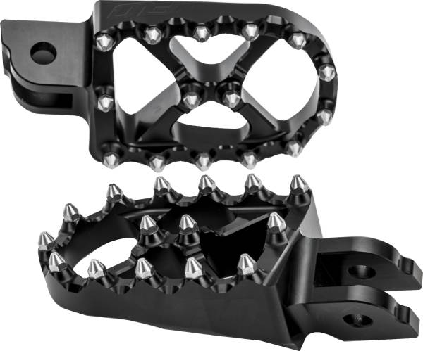 FLO MOTORSPORTS - MOTO STYLE FOOTPEG SET BLACK 2"X3.125" - Image 1