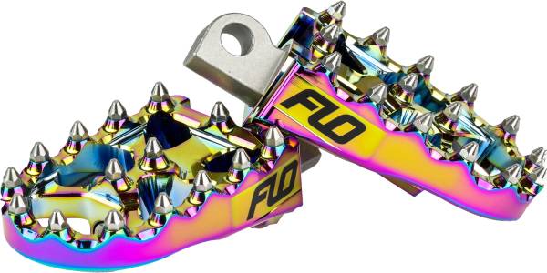 FLO MOTORSPORTS - MOTO STYLE FOOTPEG SET JET FUEL 2"X3.125" - Image 1