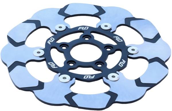 FLO MOTORSPORTS - M/D FLOATING ROTOR 11.8 FRONT SILVER - Image 1