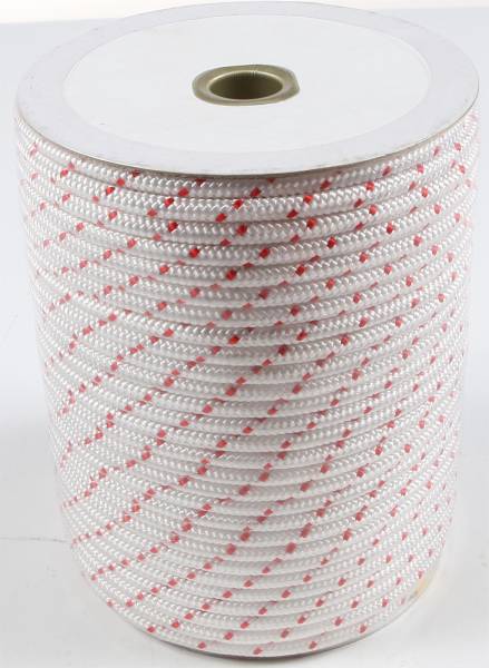 SP1 - NYLON STARTER ROPE POLYESTER WHITE/RED 3/16"X250' - Image 1