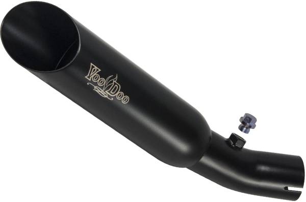 VOODOO - SINGLE SHORTY SLIP-ON EXHAUST BLACK - Image 1