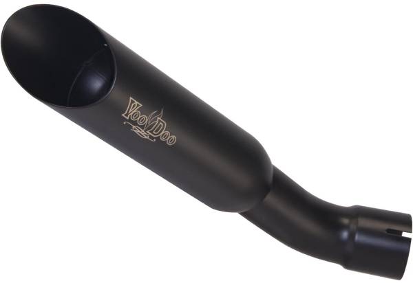 VOODOO - SINGLE SHORTY SLIP-ON EXHAUST BLACK - Image 1