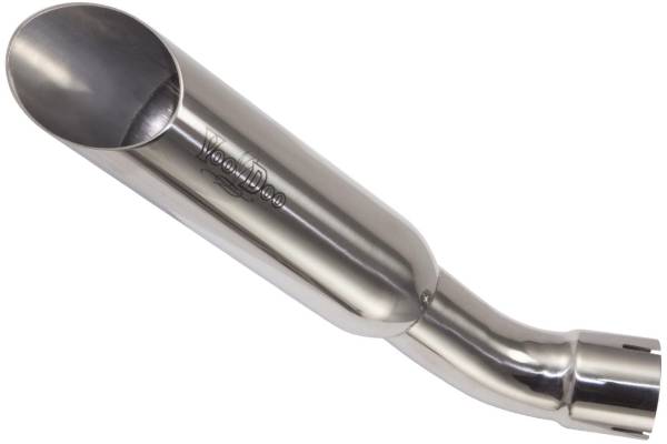 VOODOO - SINGLE SHORTY SLIP-ON EXHAUST POLISHED - Image 1