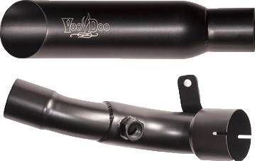 VOODOO - SLIP-ON SUZ BLACK SINGLE CONVERSION GSX-R1002 - Image 1