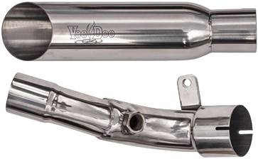 VOODOO - SLIP-ON SUZ POLISHED SINGLE CONVERSION GSX-R1003 - Image 1