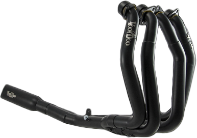 VOODOO - SHORTY FULL EXHAUST SYSTEM 4 INTO 1 BLACK BUSA - Image 1