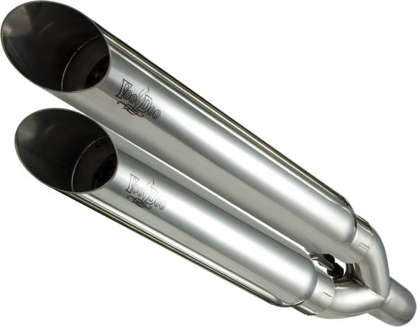 VOODOO - SHORTY SLIP-ON EXHAUST POLISHED - Image 1