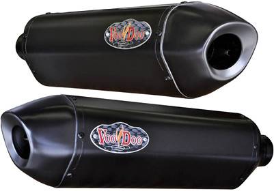 VOODOO - PEFORMANCE SLIP-ON KAW BLACK DUAL ZX14R - Image 1