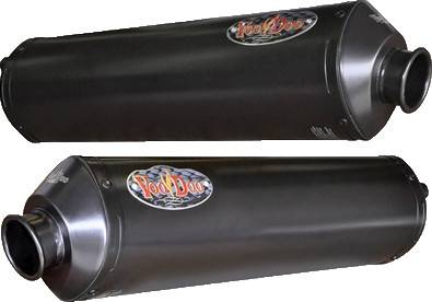 VOODOO - PERFORMANCE SLIP-ON SUZ BLACK MUFFLERS ONLY HAYABUSA - Image 1