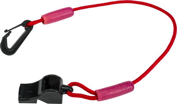 WPS - FLOATING WHISTLE W/LANYARD (RED) - Image 1