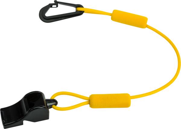 WPS - FLOATING WHISTLE W/LANYARD (YELLOW) - Image 1