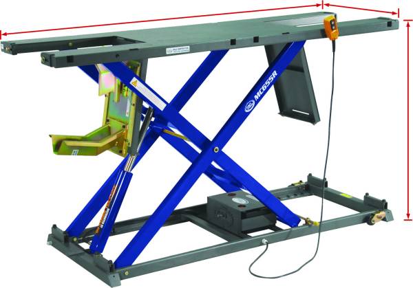 K&L - MC655R HYDRAULIC LIFT BLUE - Image 1