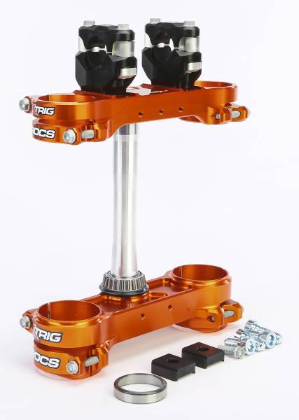 XTRIG - ROCSTECH CLAMP SET ORANGE KTM 22MM - Image 1