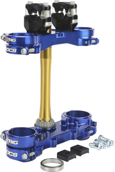 XTRIG - ROCS TECH CLAMP SET BLUE YAMAHA 25MM - Image 1