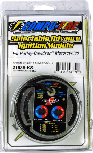 COMPUFIRE - IGNITION KIT SINGLE/DUAL FIRE KS HI PERF.`70-99 BT `71-01 XL - Image 1