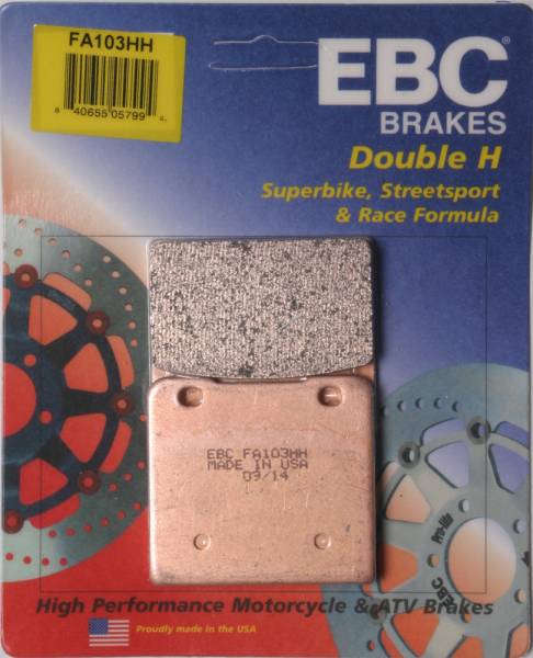 EBC - BRAKE PADS FA103HH DOUBLE-H SINTERED - Image 1