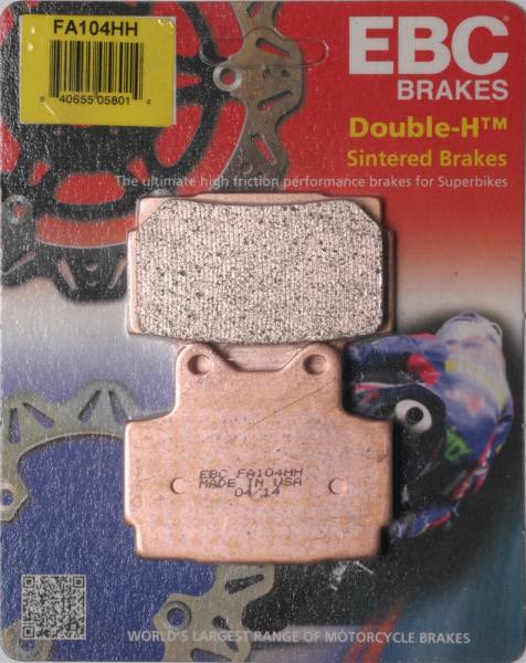 EBC - BRAKE PADS FA104HH DOUBLE-H SINTERED - Image 1