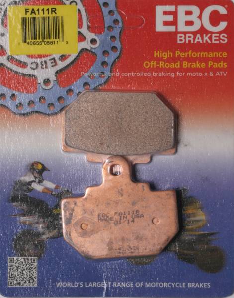 EBC - BRAKE PADS FA111R SINTERED R SERIES - Image 1