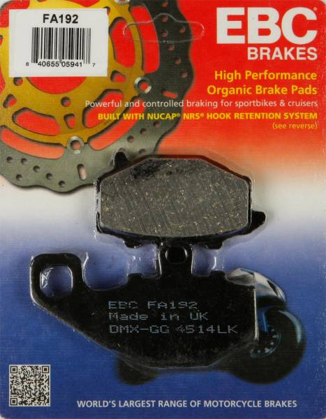 EBC - BRAKE PADS - Image 1