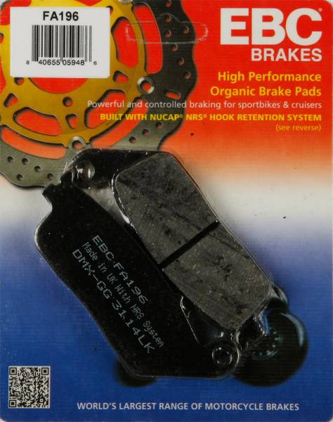 EBC - BRAKE PADS - Image 1