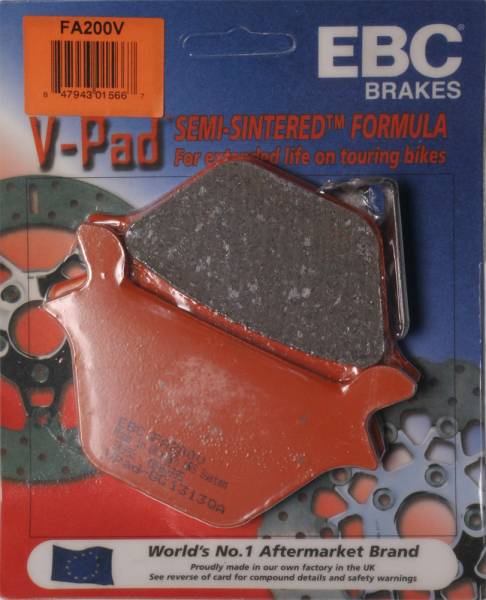 EBC - BRAKE PADS FA200V V-SERIES - Image 1