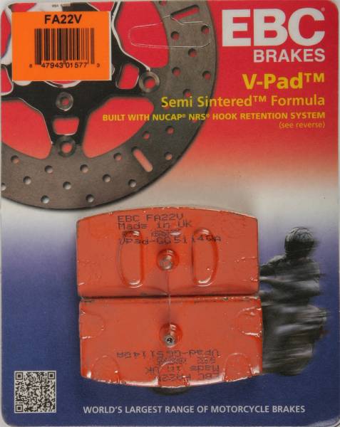 EBC - BRAKE PADS V-SERIES - Image 1