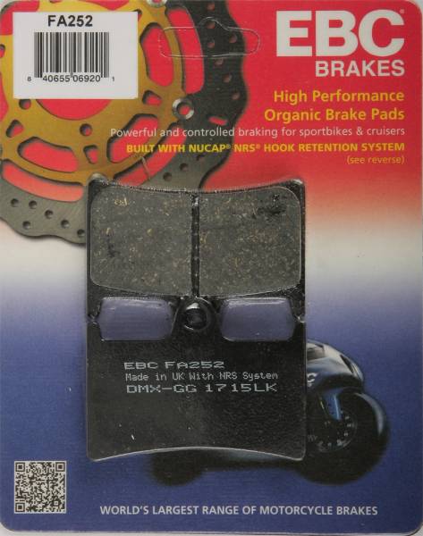 EBC - BRAKE PADS - Image 1