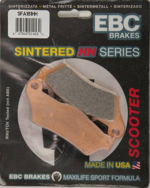 EBC - BRAKE PADS SFA181HH DOUBLE-H SINTERED - Image 1