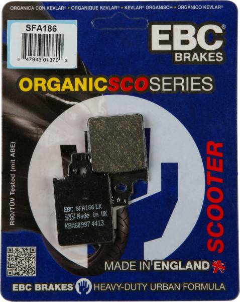 EBC - BRAKE PADS SFA186 ORGANIC - Image 1