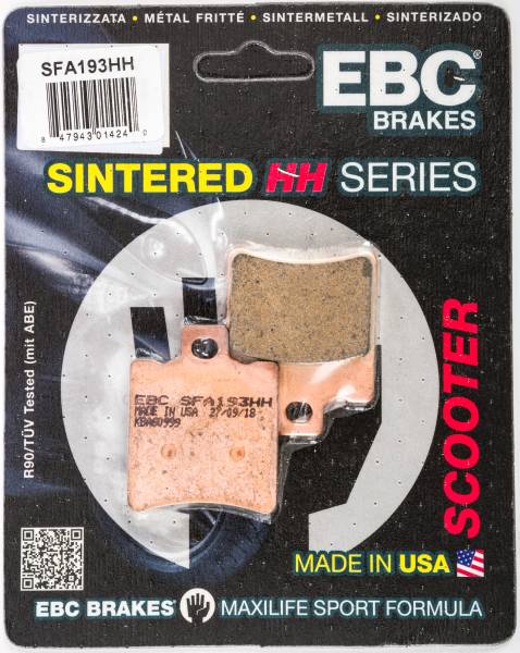 EBC - BRAKE PADS SFA193HH DOUBLE-H SINTERED - Image 1