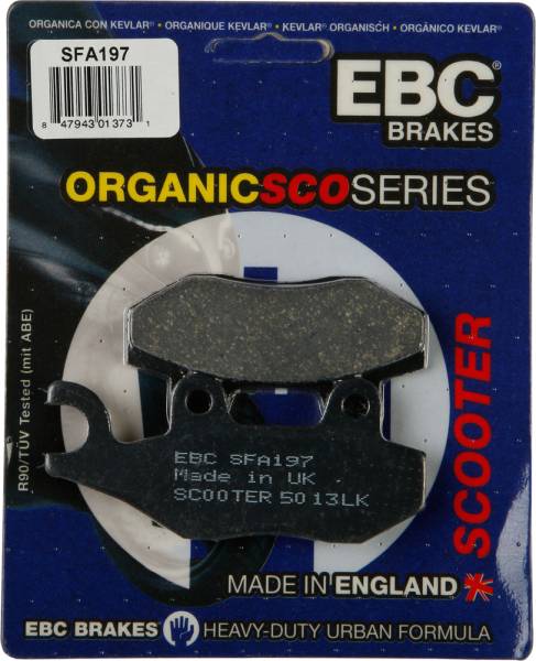 EBC - BRAKE PADS SFA197 ORGANIC - Image 1