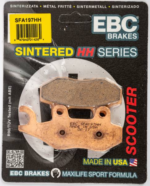 EBC - BRAKE PADS SFA197HH DOUBLE-H SINTERED - Image 1