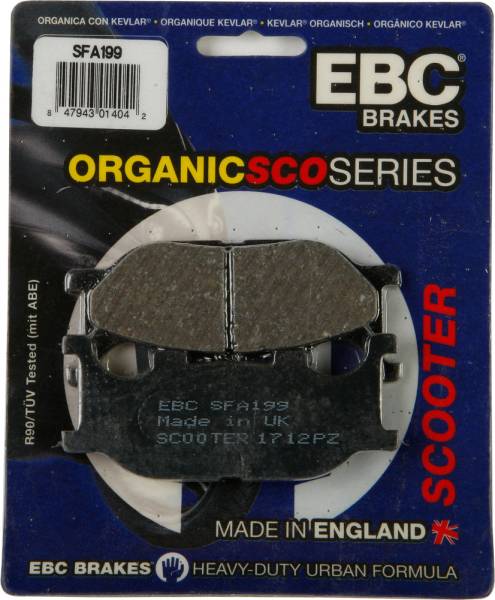 EBC - BRAKE PADS SFA199 ORGANIC - Image 1