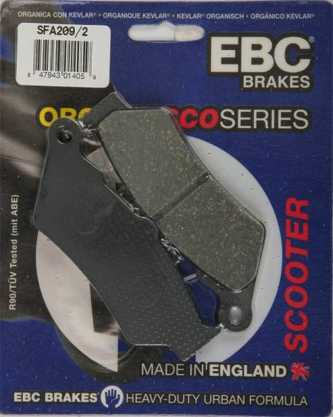 EBC - BRAKE PADS SFA209/2 ORGANIC - Image 1