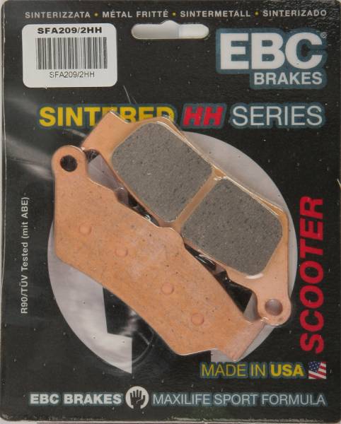 EBC - BRAKE PADS SFA209/2HH DOUBLE-H SINTERED - Image 1