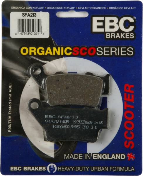 EBC - BRAKE PADS SFA213 ORGANIC - Image 1