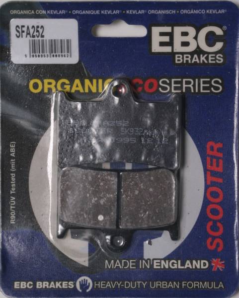 EBC - BRAKE PADS SFA252 ORGANIC - Image 1