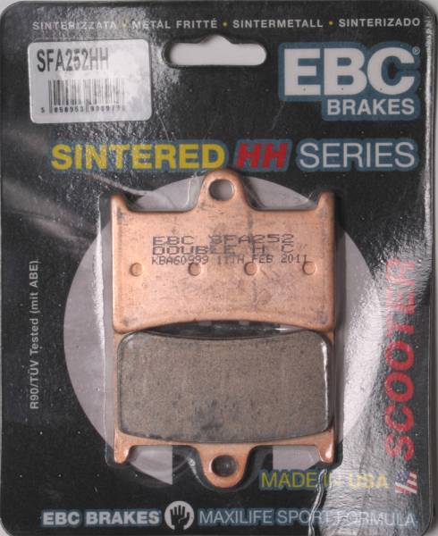 EBC - BRAKE PADS SFA252HH DOUBLE-H SINTERED - Image 1