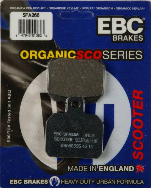 EBC - BRAKE PADS SFA266 ORGANIC - Image 1