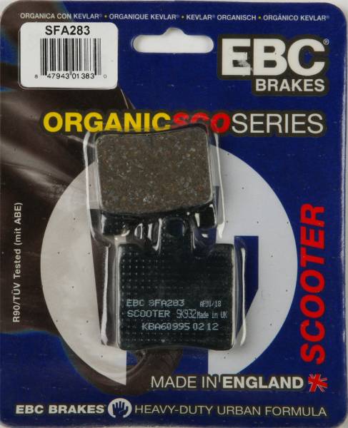 EBC - BRAKE PADS SFA283 ORGANIC - Image 1