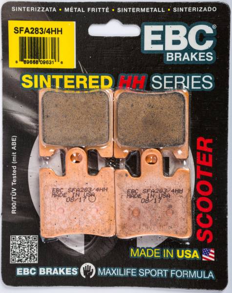 EBC - BRAKE PADS SFA283/4HH DOUBLE-H SINTERED - Image 1