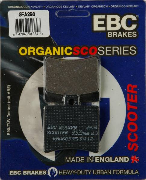 EBC - BRAKE PADS SFA298 ORGANIC - Image 1