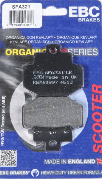 EBC - BRAKE PADS SFA321 ORGANIC - Image 1