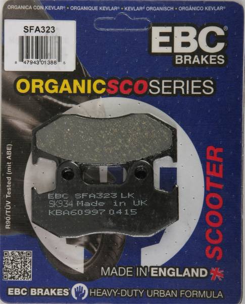 EBC - BRAKE PADS SFA323 ORGANIC - Image 1