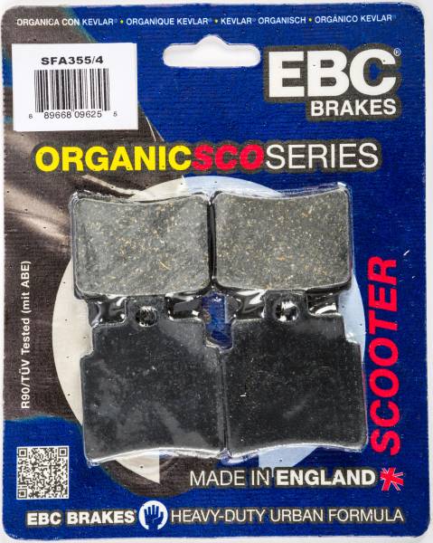 EBC - BRAKE PADS SFA355/4 ORGANIC - Image 1