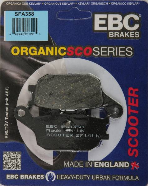 EBC - BRAKE PADS SFA358 ORGANIC - Image 1