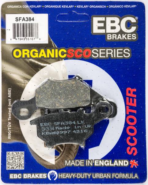 EBC - BRAKE PADS SFA384 ORGANIC - Image 1