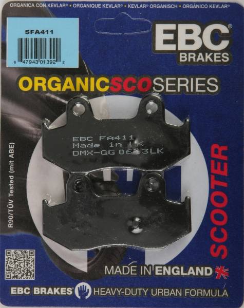 EBC - BRAKE PADS SFA411 ORGANIC - Image 1