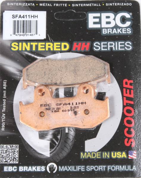 EBC - BRAKE PADS SFA411HH DOUBLE-H SINTERED - Image 1