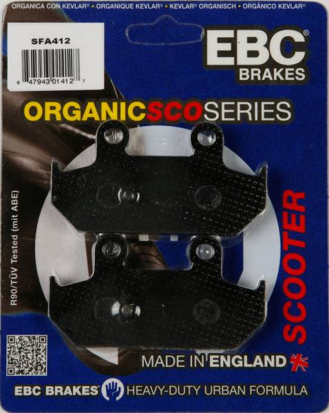 EBC - BRAKE PADS SFA412 ORGANIC - Image 1